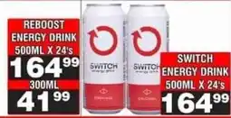 Advance Cash n Carry Switch Energy Drink offer