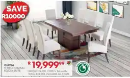 Beares OLIVIA 9-PIECE DINING ROOM SUITE offer