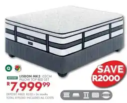 Beares RESTONIC LISBON MK3 PILLOW TOP BED SET offer