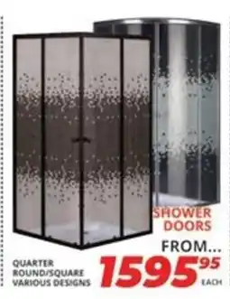 Easy Build SHOWER DOORS offer