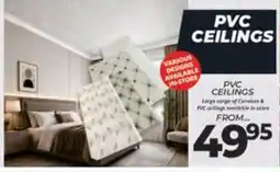 Easy Build PVC CEILINGS offer
