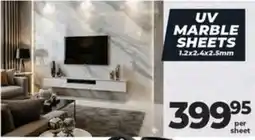 Easy Build UV MARBLE SHEETS offer