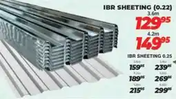 Easy Build IBR SHEETING offer