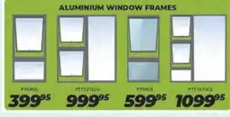 Easy Build Aluminium window frames offer