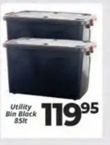 Easy Build Utility Bin Black offer