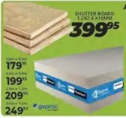 Easy Build Shutter Board offer