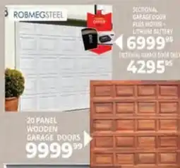 Easy Build ROBMEGSTEEL SECTIONAL GARAGE DOOR offer
