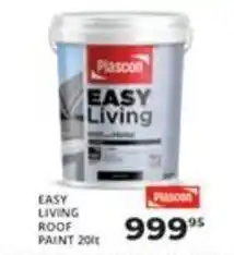Easy Build Plascon Easy Living Roof Paint offer