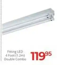 Easy Build Fitting LED 4 Foot (1.2m) Double Combo offer