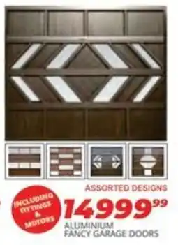 Easy Build ALUMINIUM FANCY GARAGE DOORS Assorted offer