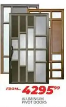 Easy Build ALUMINIUM PIVOT DOORS offer