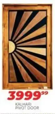 Easy Build KALHARI PIVOT DOOR offer