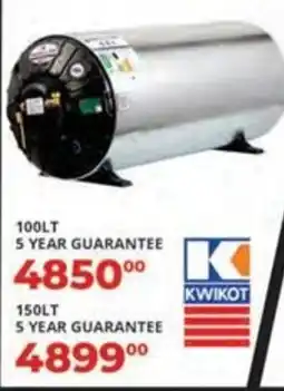 Easy Build Kwikot Water Heater offer