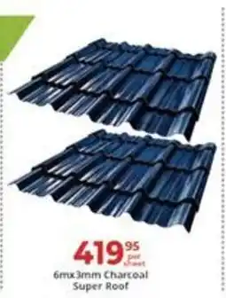 Easy Build 6mx3mm Charcoal Super Roof offer