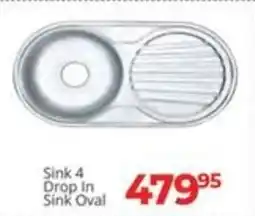 Easy Build Sink 4 Drop In Sink Oval offer
