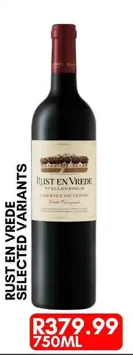 Prestons Rust en Vrede Cabernet Sauvignon offer