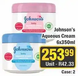 J&E Cash and Carry Johnson's Aqueous Cream offer