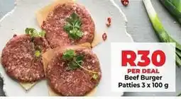 Food Lover's Market Beef burger patties offer