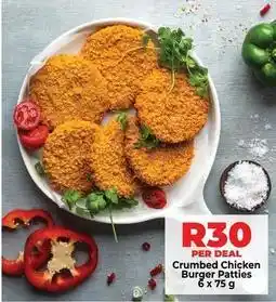 Food Lover's Market Crumbed chicken burger patties offer