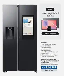 Makro Samsung - bespoke ai side-by-side refrigerator family hub 21.5 screen s94 l offer