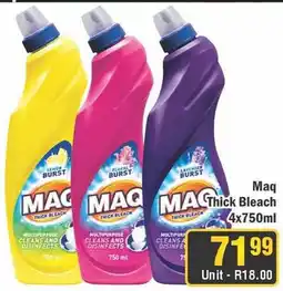 J&E Cash and Carry Maq Thick Bleach Assorted offer