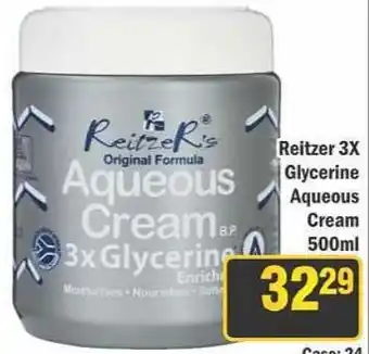 Reitzer's Aqueous Cream 3x Glycerine