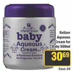 J&E Cash and Carry Reitzer baby Aqueous Cream offer