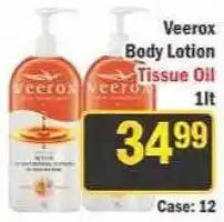 J&E Cash and Carry Veeroux Body Lotion Tissue Oil offer