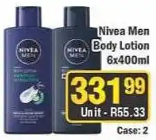 J&E Cash and Carry Nivea Men Body Lotion offer