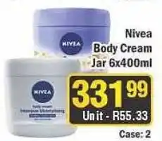 J&E Cash and Carry Nivea Body Cream offer