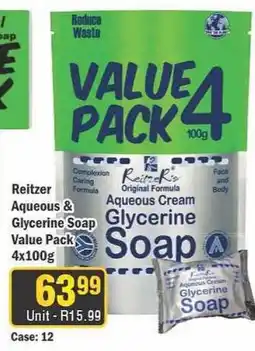 J&E Cash and Carry Reitzer's Aqueous & Glycerine Soap offer