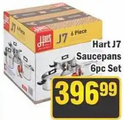 J&E Cash and Carry Hart J7 Saucepans 6pc Set offer