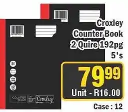J&E Cash and Carry Croxley Counter Book offer
