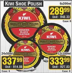 J&E Cash and Carry KIWI SHOE POLISH offer