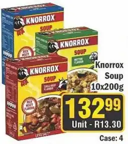 J&E Cash and Carry Knorrox Soup offer
