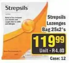 J&E Cash and Carry Strepsils Lozenges offer