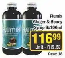 J&E Cash and Carry Flumix Ginger & Honey Syrup offer