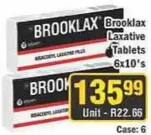 J&E Cash and Carry Brooklax Laxative Tablets offer