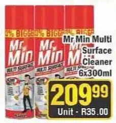J&E Cash and Carry Mr Min Multi Surface Cleaner offer
