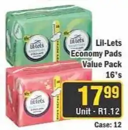 J&E Cash and Carry Lil-Lets Economy Pads offer