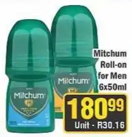 J&E Cash and Carry Mitchum Roll-on for Men offer