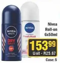 J&E Cash and Carry Nivea Roll-on offer