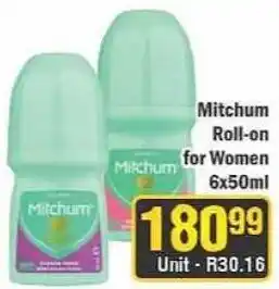 J&E Cash and Carry Mitchum Roll-on for Women offer