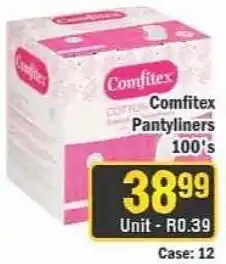 J&E Cash and Carry Comfitex Pantyliners offer