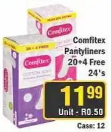 J&E Cash and Carry Comfitex Pantyliners offer