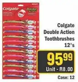 J&E Cash and Carry Colgate Double Action Toothbrushes offer