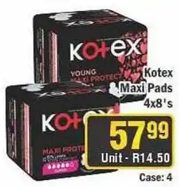 J&E Cash and Carry Kotex Maxi Pads offer