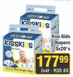 J&E Cash and Carry Kiss Kids Diapers offer