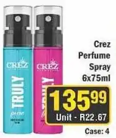 J&E Cash and Carry Crez Perfume Spray offer
