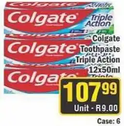 J&E Cash and Carry Colgate Toothpaste with Triple Action offer